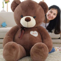 Giant 5 Feet Fat and Huge Brown Love Teddy Bear